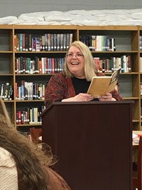 Karen Potter Hughes speaking